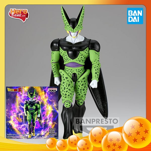 Figurine Banpresto Dragon Ball Z – Solid Edge Works – Cell – Neuve Sous Blister