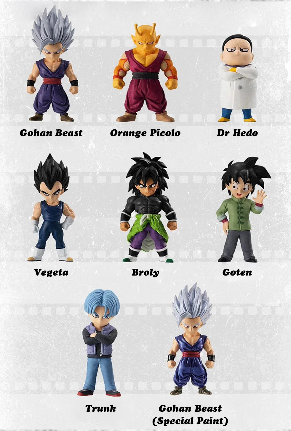 Chaveiros do Filme Dragon Ball Super: Super Hero (Blind-Box