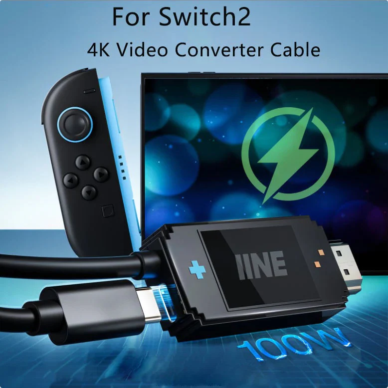 Giới Thiệu Cáp xuất hình 4K Video Adaptor cho Nintendo Switch/PC Handheld L1217 - IINE