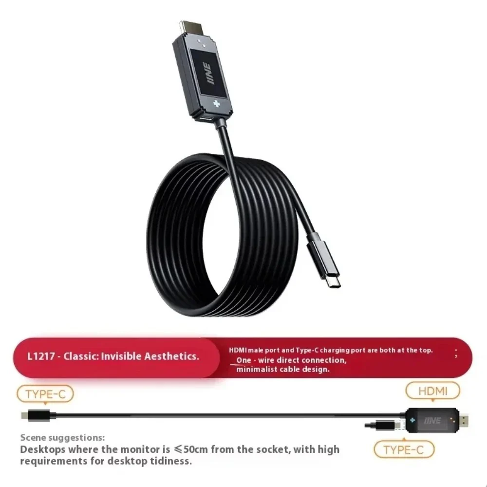 Giới Thiệu Cáp xuất hình 4K Video Adaptor cho Nintendo Switch/PC Handheld L1217 - IINE