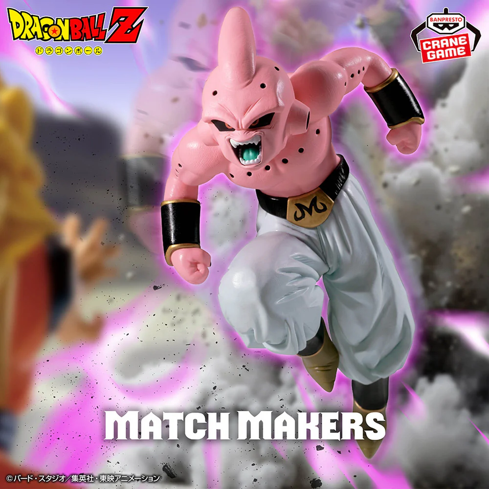 Mô hình Dragon Ball Z Match Makers - Majin Buu [Pure] (Vs Super Saiyan 3 Son Goku) Banpresto - BANDAI