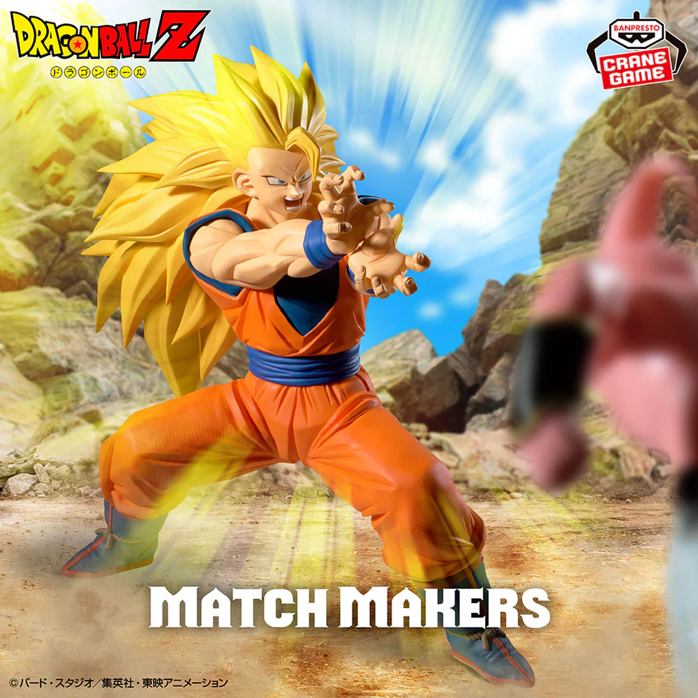 Mô hình Dragon Ball Z Match Makers - Super Saiyan 3 Son Goku (Vs Majin Buu [Pure]) Banpresto - BANDAI