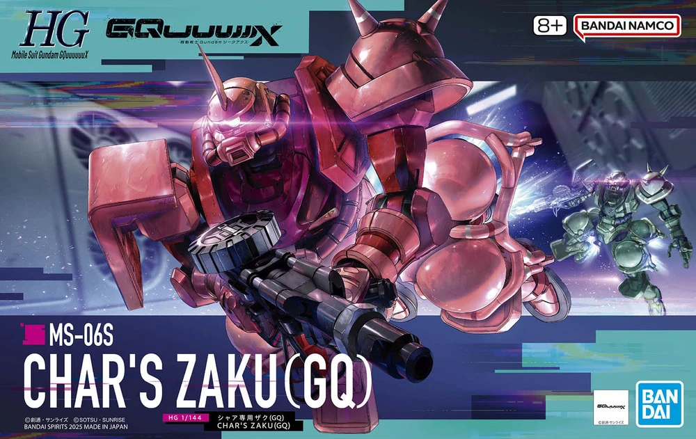 Mô hình Gundam HG 1/144 MS-06S Char's Zaku (GQ) - Bandai