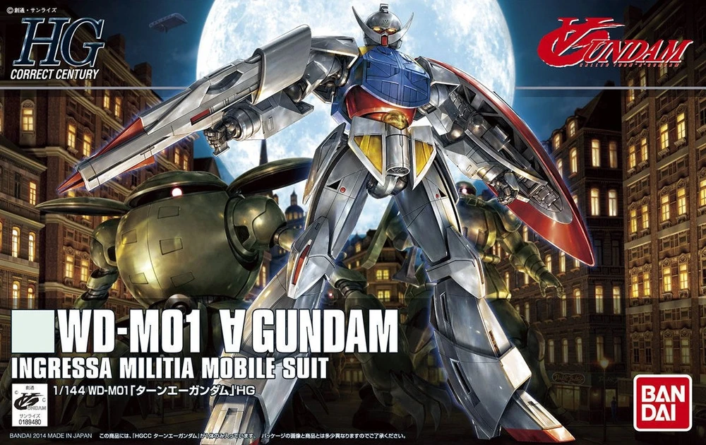 Mô hình Gundam HG 1/144 WD-M01 Turn A Gundam - Bandai