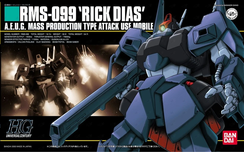 Mô hình Gundam HG 1/144 RMS-099 Rick Dias - Bandai