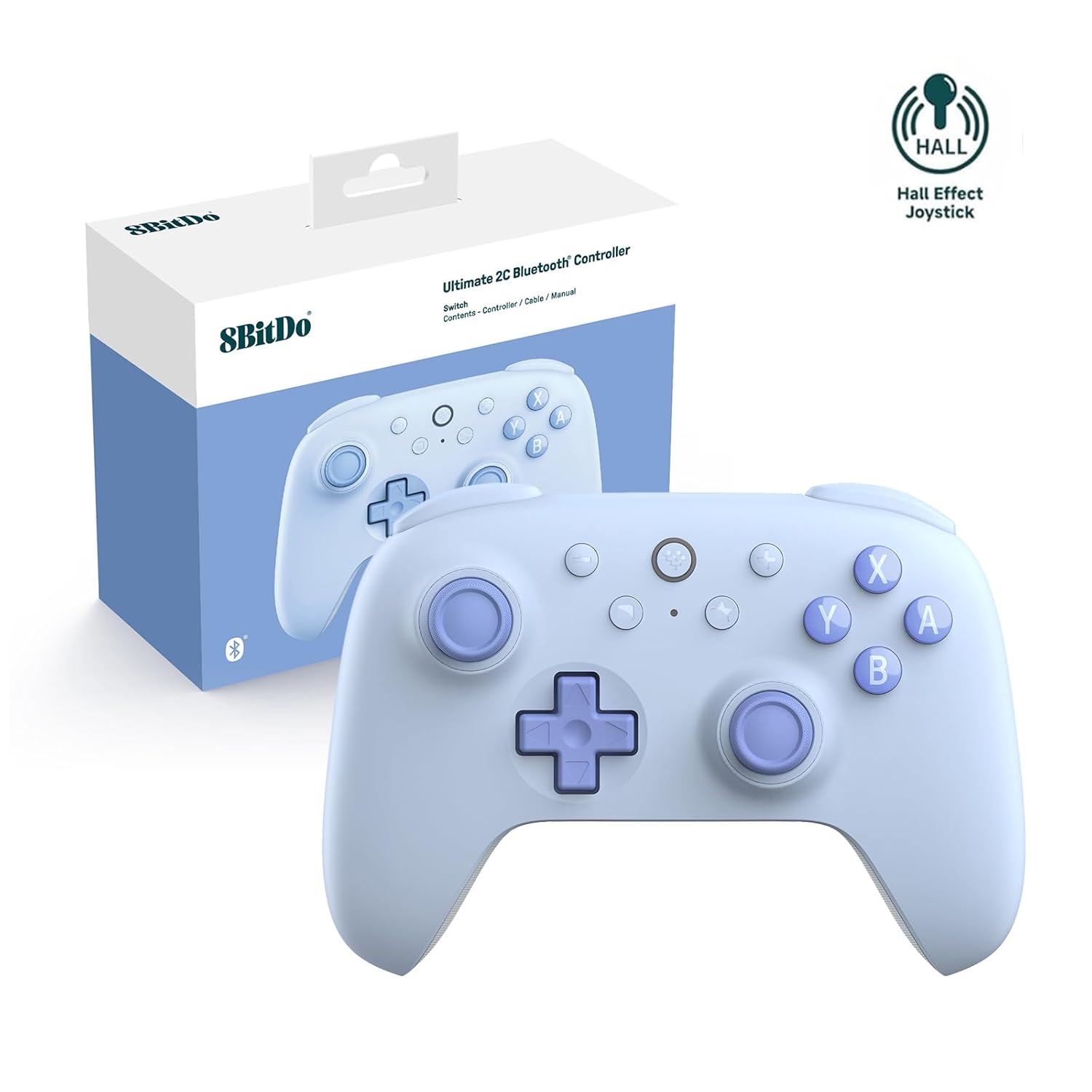 Giới Thiệu Tay cầm 8BitDo Ultimate 2C phiên bản màu blue cho Nintendo Switch 2 - 8BitDo