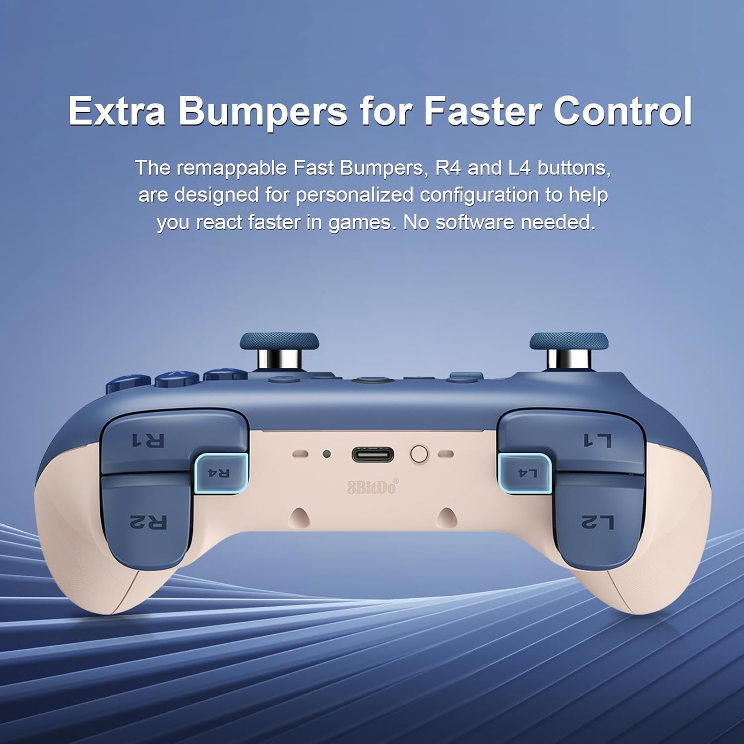 Giới Thiệu Tay Cầm 8BitDo Ultimate 2C phiên bản màu dark blue cho Nintendo Switch 2 - 8BitDo