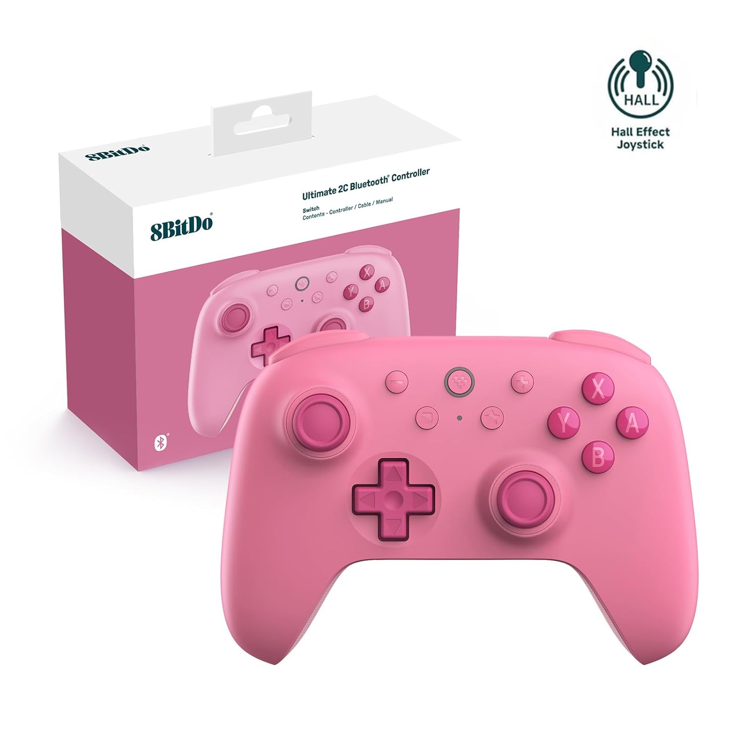 Giới Thiệu Tay cầm 8BitDo Ultimate 2C phiên bản màu pink cho Nintendo Switch 2 - 8BitDo