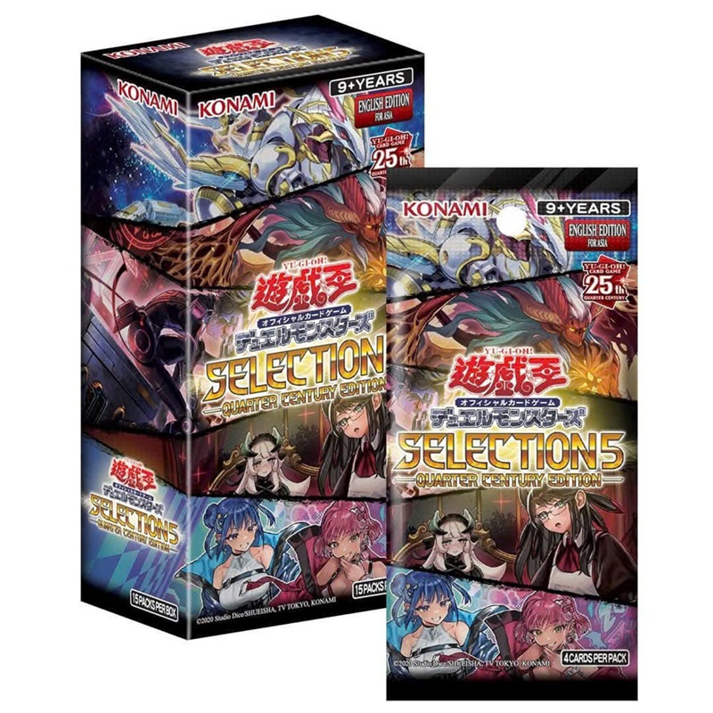 Thẻ bài Yugioh Selection 5 -Quarter Century Edition- Booster Box (Asian English)