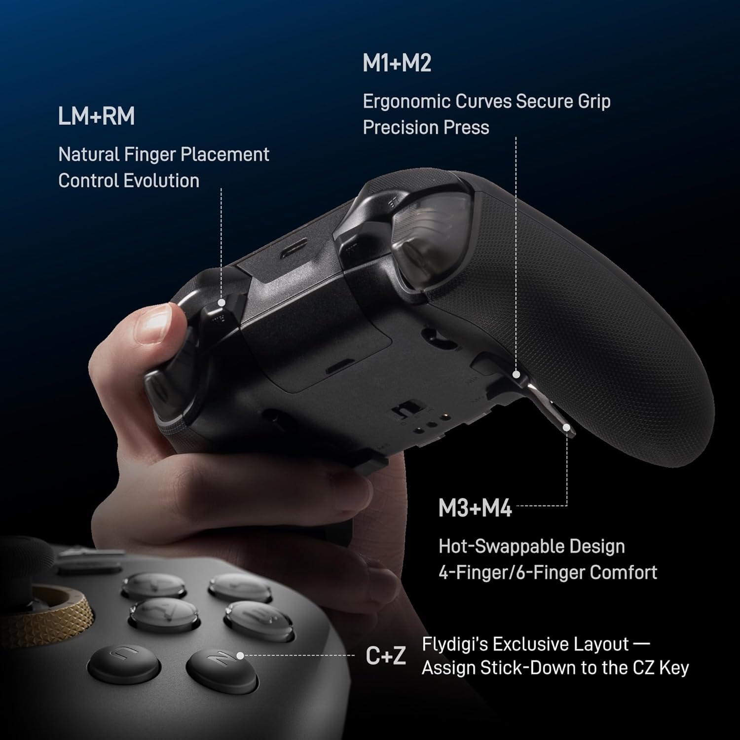 Giới Thiệu Tay cầm Flydigi Vader 5 Pro cho PC/Switch/Android/iOS - Flydigi