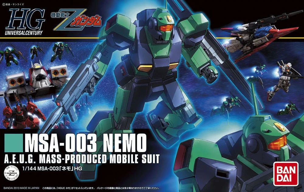 Mô hình Gundam HG 1/144 MSA-003 Nemo - Bandai