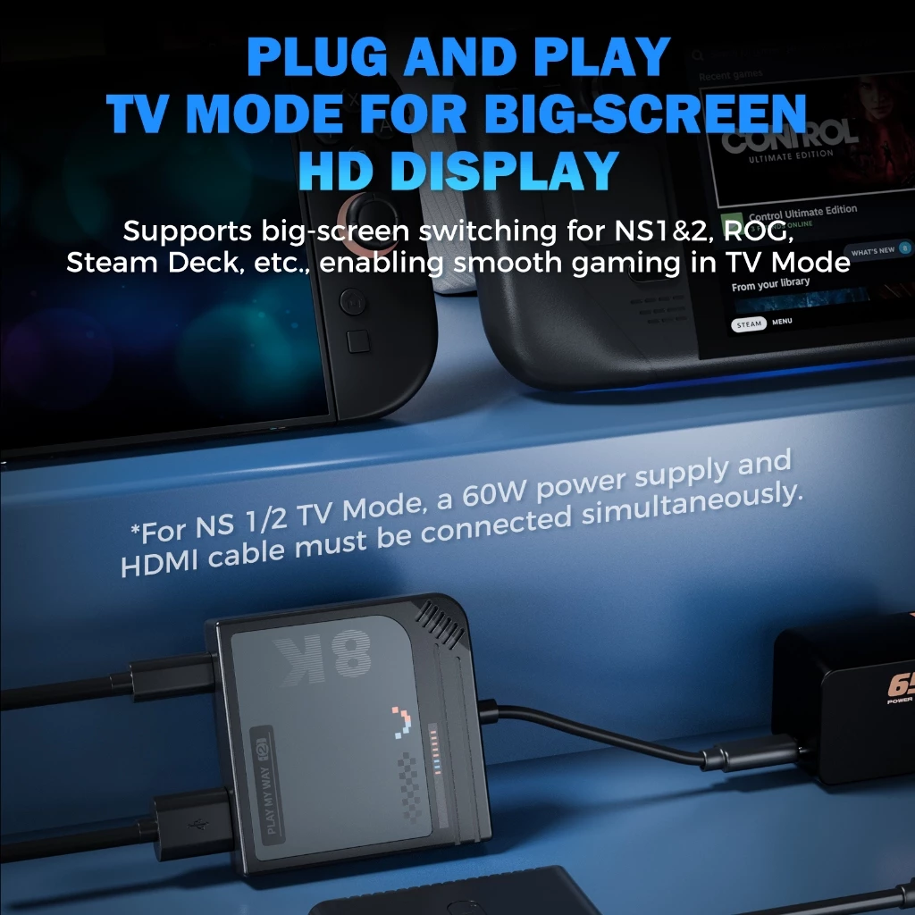 Giới Thiệu Bộ chuyển đổi video cho Nintendo Switch 2 L1207 - IINE