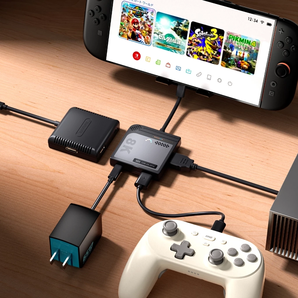 Giới Thiệu Bộ chuyển đổi video cho Nintendo Switch 2 L1207 - IINE
