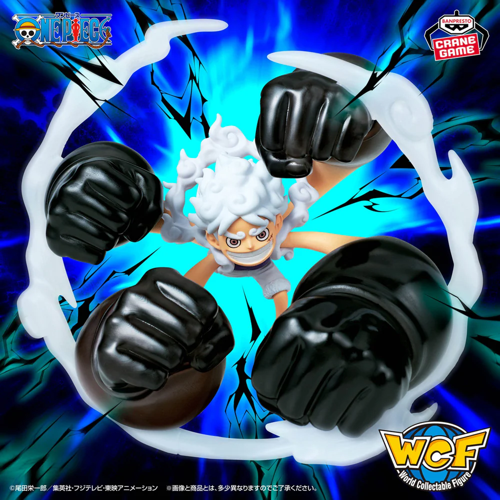 Mô hình One Piece Monkey D. Luffy Gear 5 Gum-Gum Dawn Gatling World Collectable Figure Special Banpresto - BANDAI