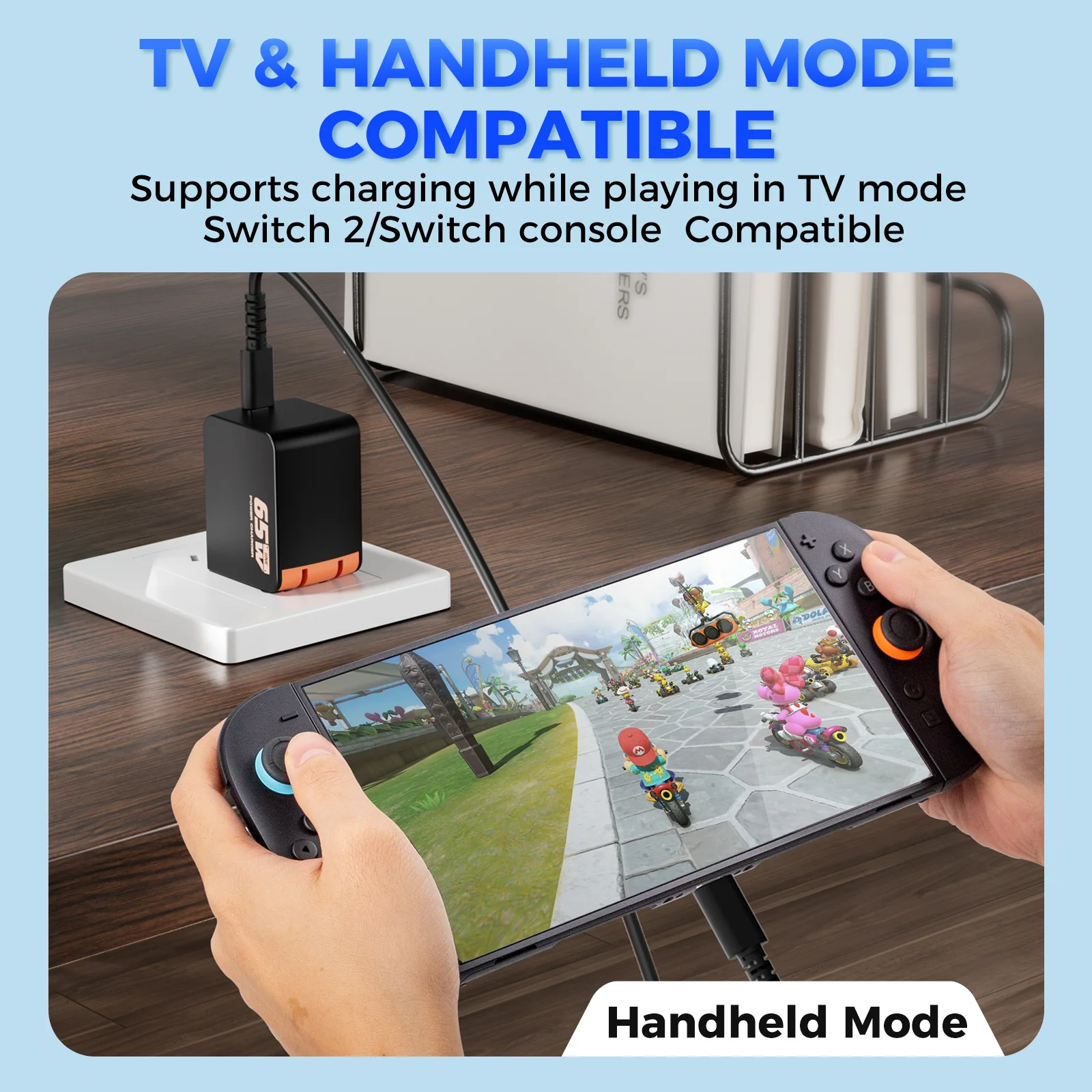 Giới Thiệu Sạc nhanh 65W cho Nintendo Switch 2 L1192 - IINE