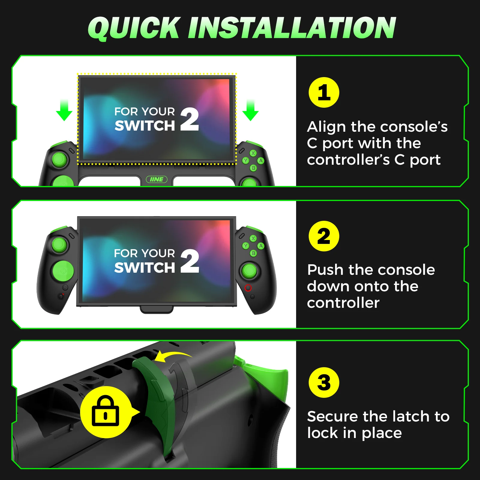 Giới Thiệu Tay cầm Gaming Controller cho Nintendo Switch 2 L1233 - IINE