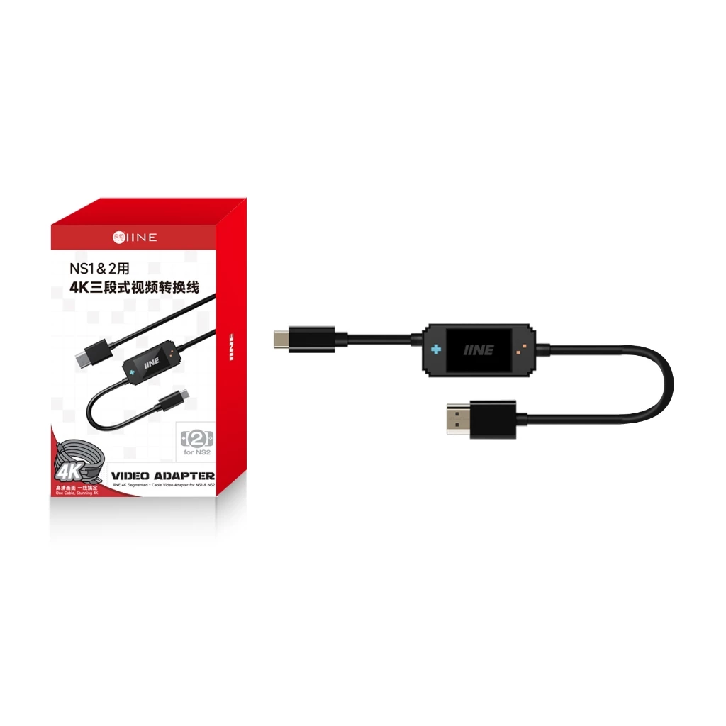Cáp chuyển đổi video 4K cho Nintendo Switch/Nintendo Switch 2 L1218 - IINE