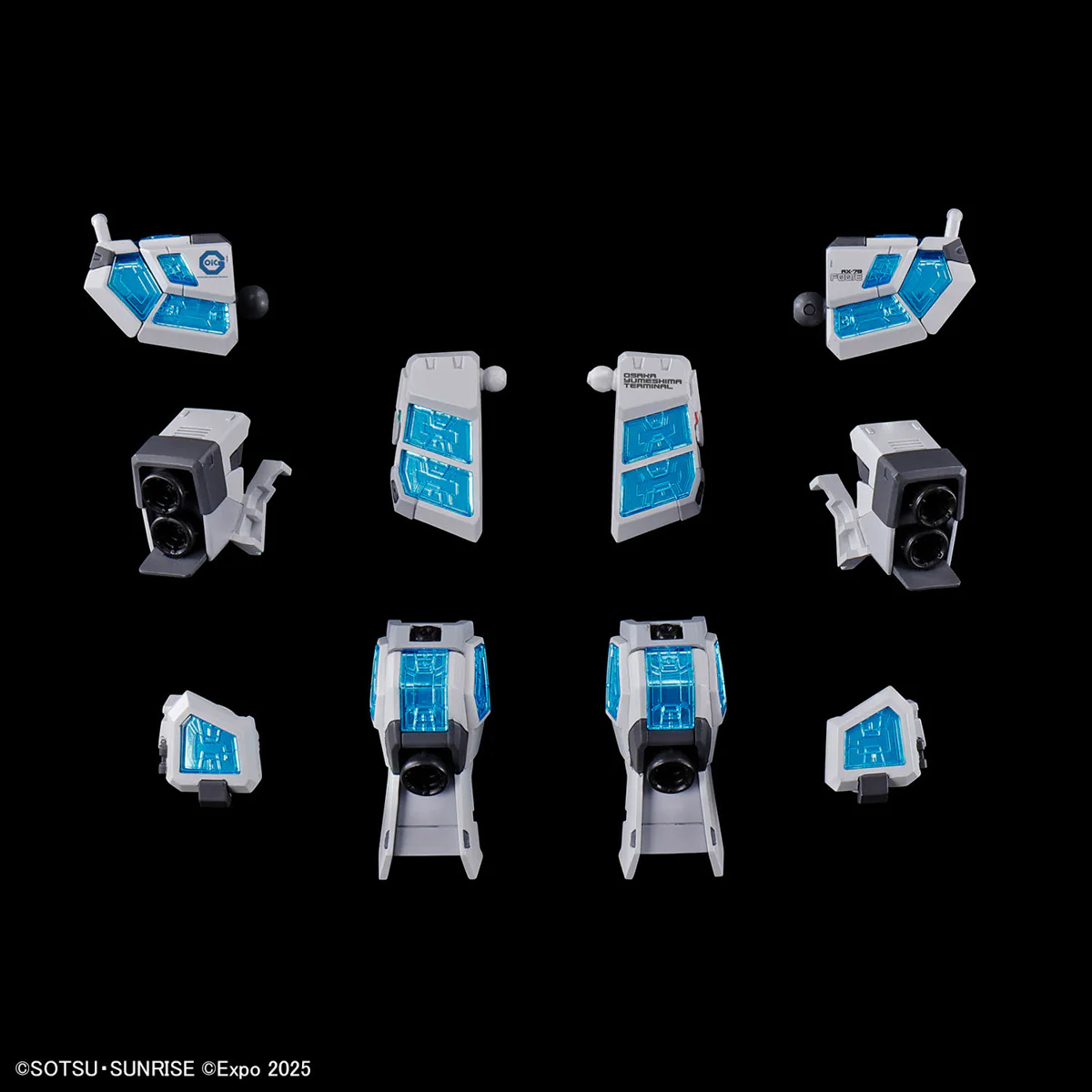 Mô hình Gundam 1/144 RX-78F00/E Gundam (EX-001 G.L.R.S.S. Feather Unit Chemical Recycle Ver.) - Bandai