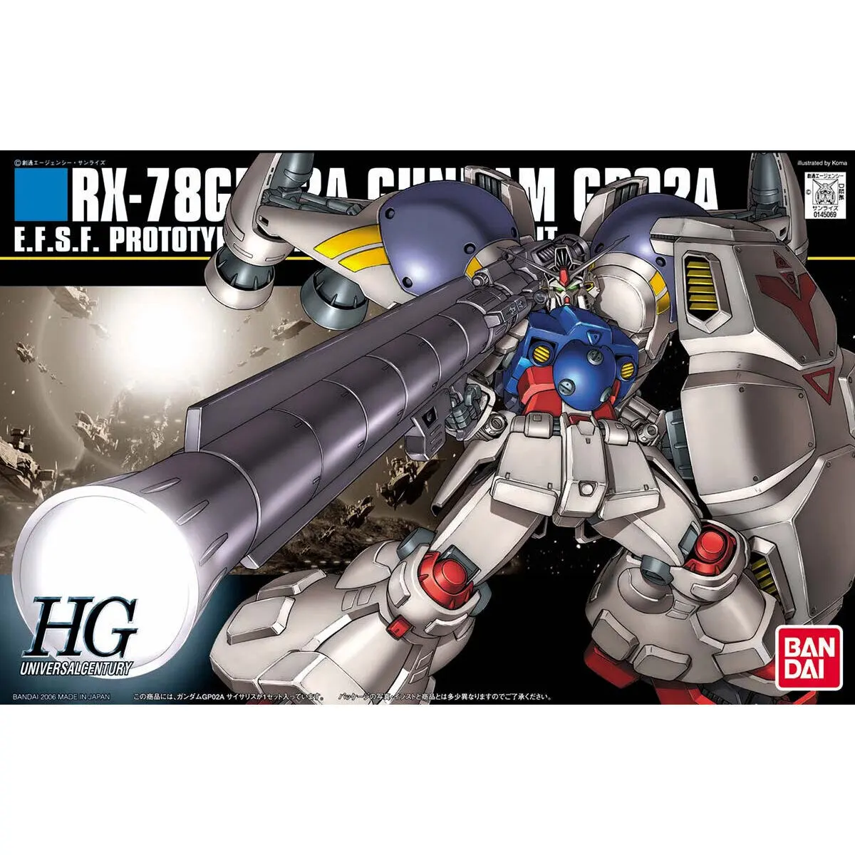Mô hình Gundam HG 1/144 RX-78GP02A Gundam GP02A - Bandai