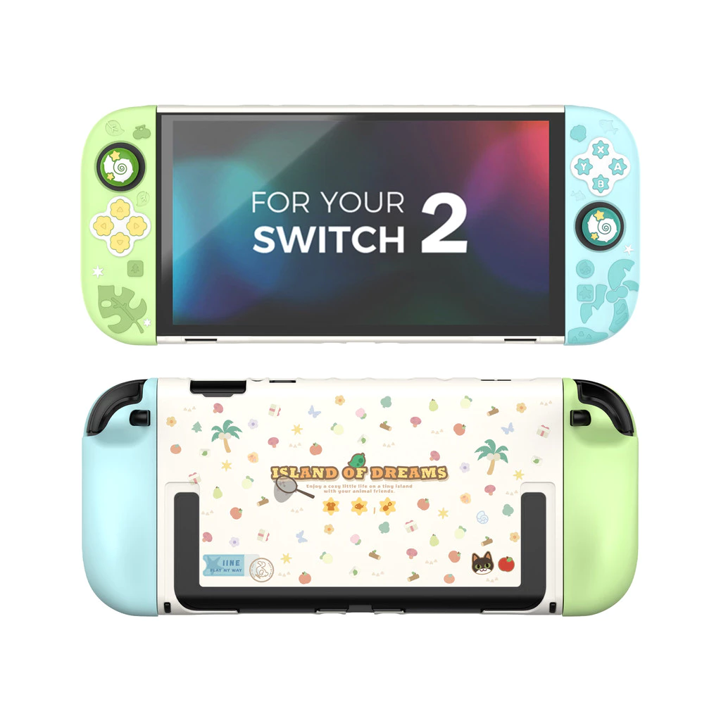 Ốp bảo vệ thân máy và tay cầm phiên bản Island Dream cho Nintendo Switch 2 L1268 - IINE