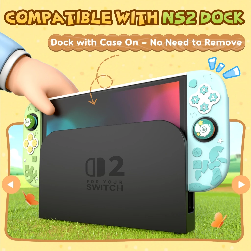 Ốp bảo vệ thân máy và tay cầm phiên bản Island Dream cho Nintendo Switch 2 L1268 - IINE