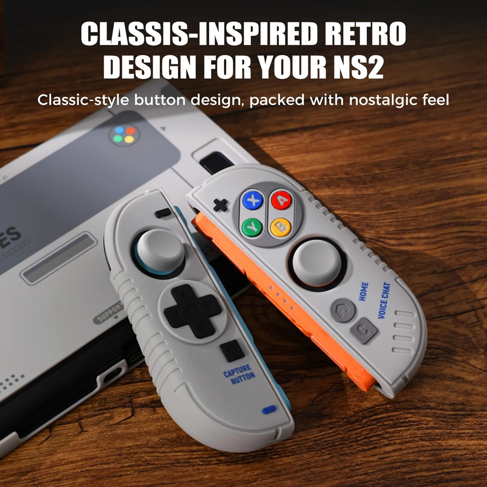 Ốp bảo vệ thân máy và tay cầm phiên bản Retro cho Nintendo Switch 2 L1289 - IINE