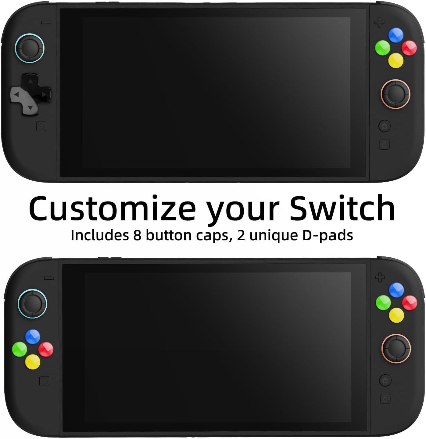 Bộ bọc nút D-pad Button Cap Set cho Nintendo Switch 2 - Skull & Co