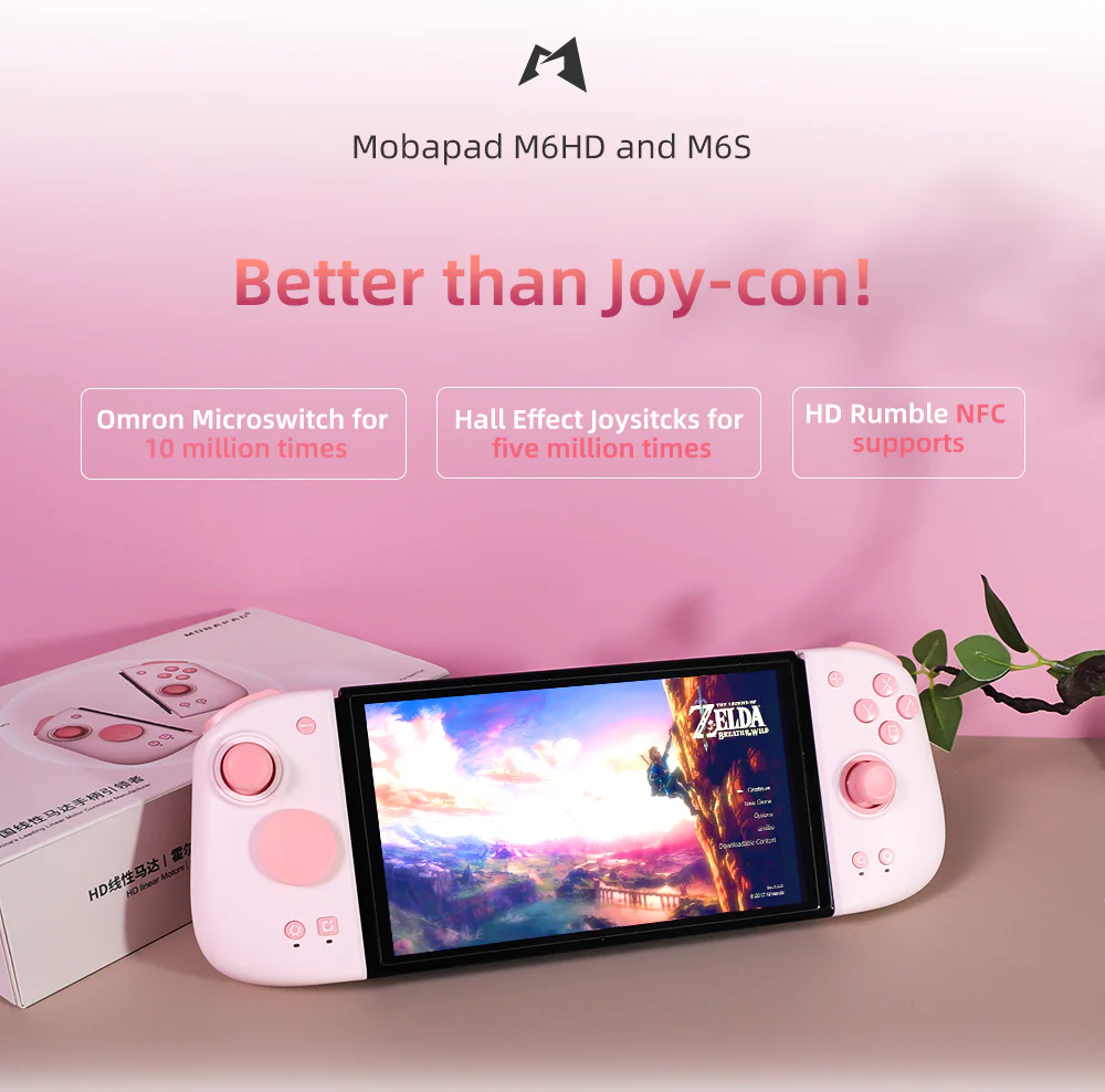 Giới thiệu tay cầm Joy-con Mobapad M6 HD cho Nintendo Switch