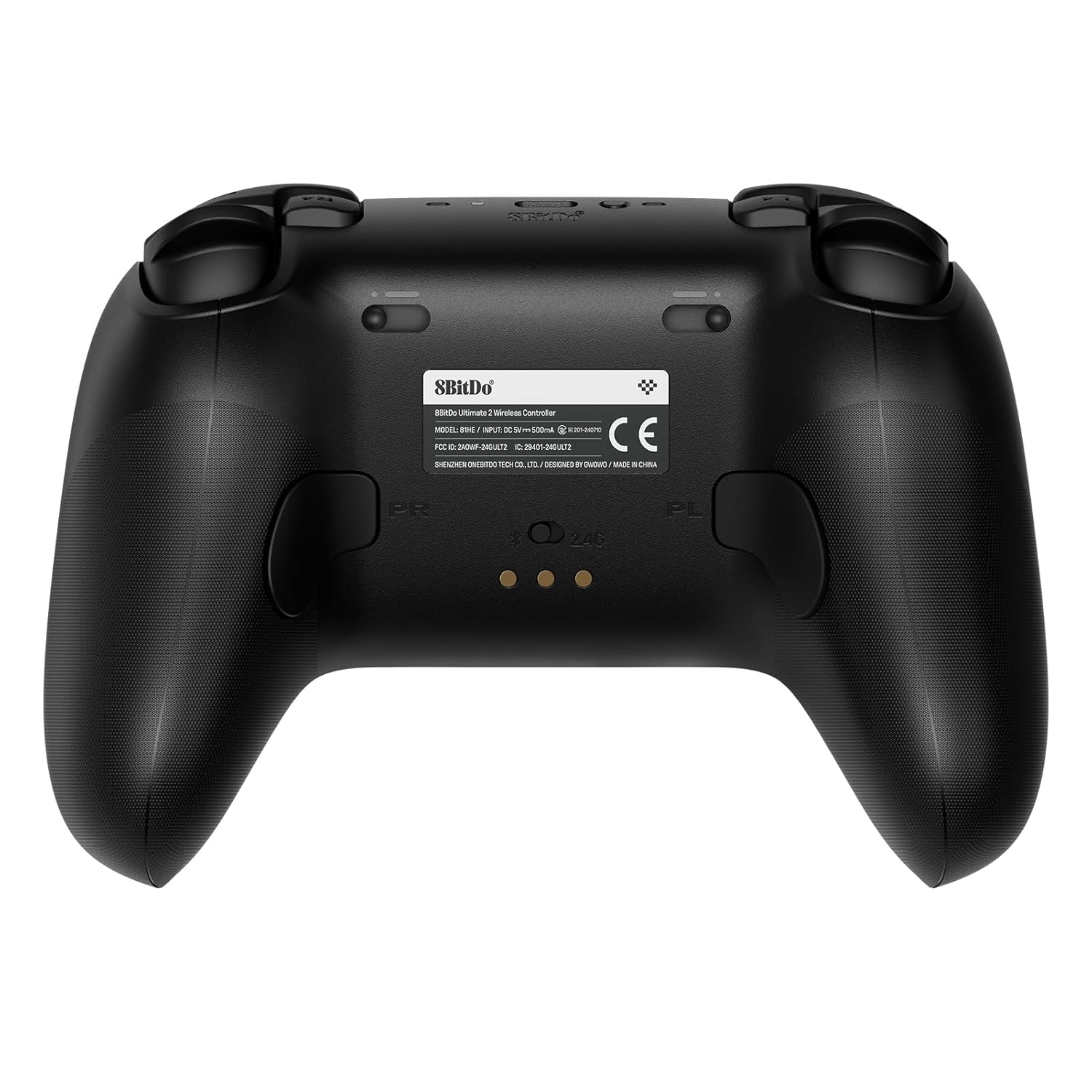 Tay cầm không dây 8BitDo Ultimate 2 phiên bản màu đen dành cho Nintendo Switch