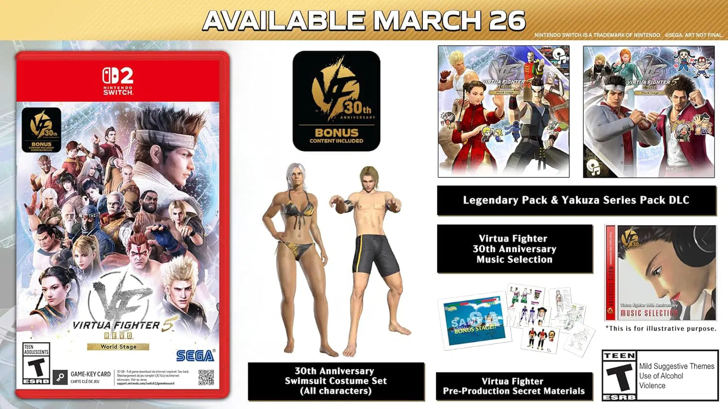 Giới Thiệu Game Virtua Fighter 5 R.E.V.O. World Stage 30th Anniversary Edition - Nintendo Switch 2