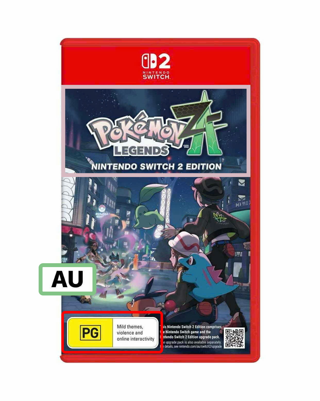 Cách phân biệt băng game theo từng vùng của Pokémon Legends: Z-A
