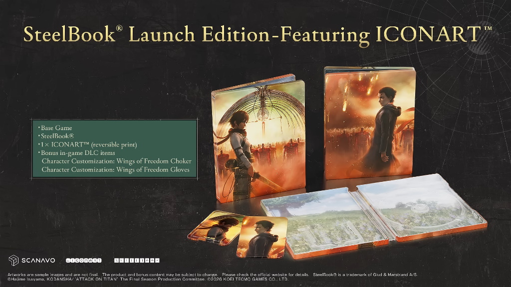 Attack on Titan 3 sẽ chính thức phát hành vào ngày 10 tháng 12