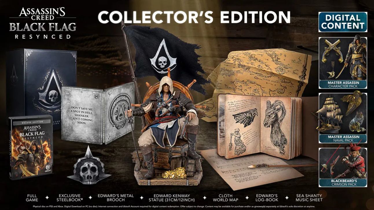 Giới Thiệu Game Assassin's Creed: Black Flag Resynced Collector's Edition - PS5