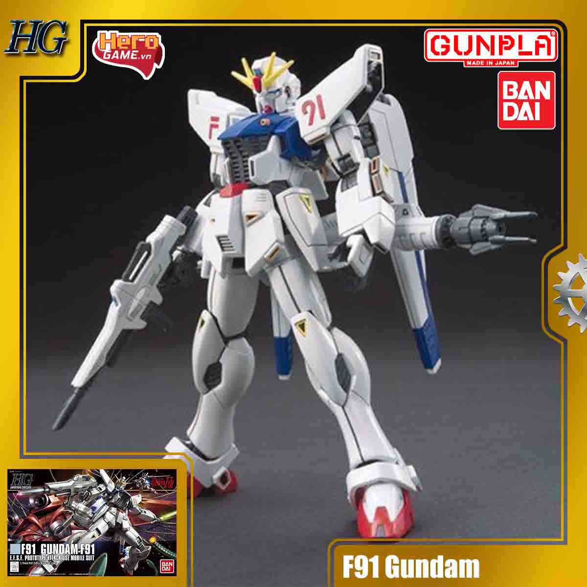 Mô hình Gundam HG 1/144 F91 Gundam F91 - Bandai