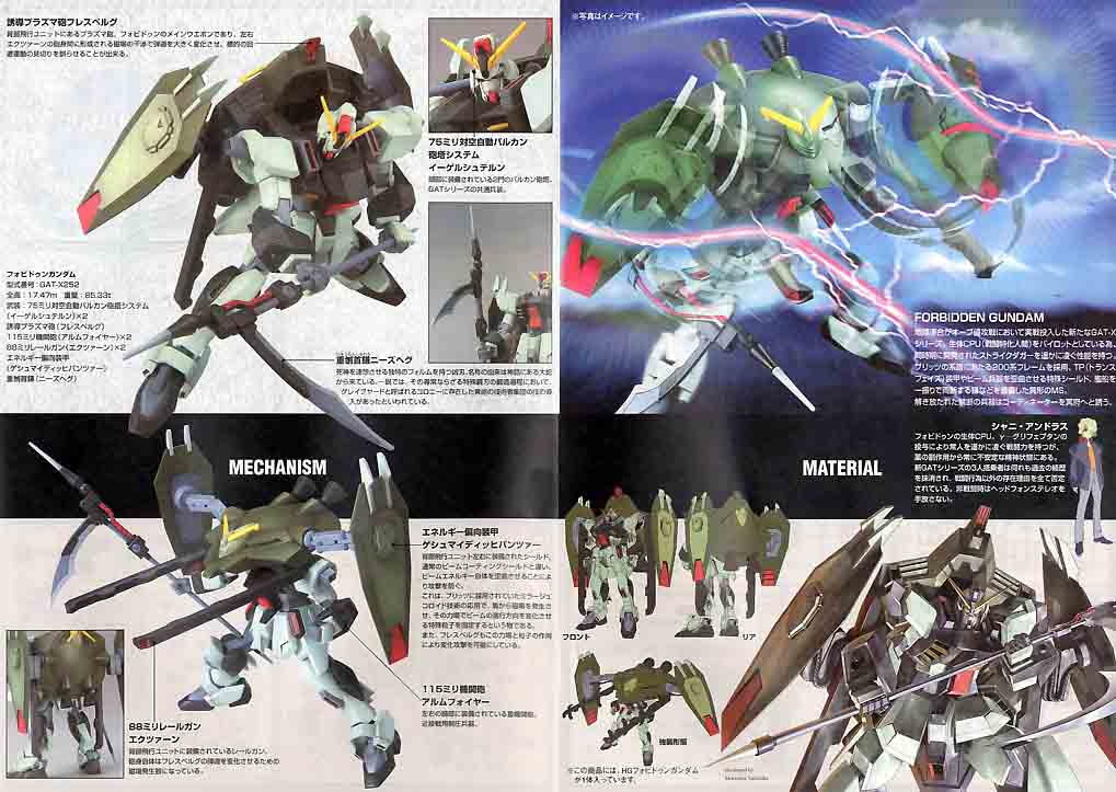 Mô hình Gundam HG 1/144 R09 GAT-X252 Forbidden Gundam - Bandai