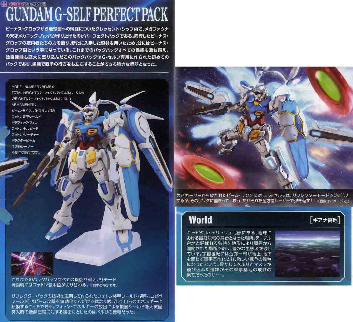 Mô hình Gundam HG 1/144 YG-111 Gundam G-Self Perfect Pack - Bandai