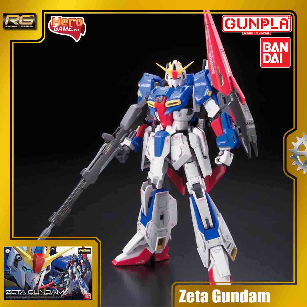 Mô hình Gundam RG 1/144 MSZ-006 Zeta Gundam - Bandai