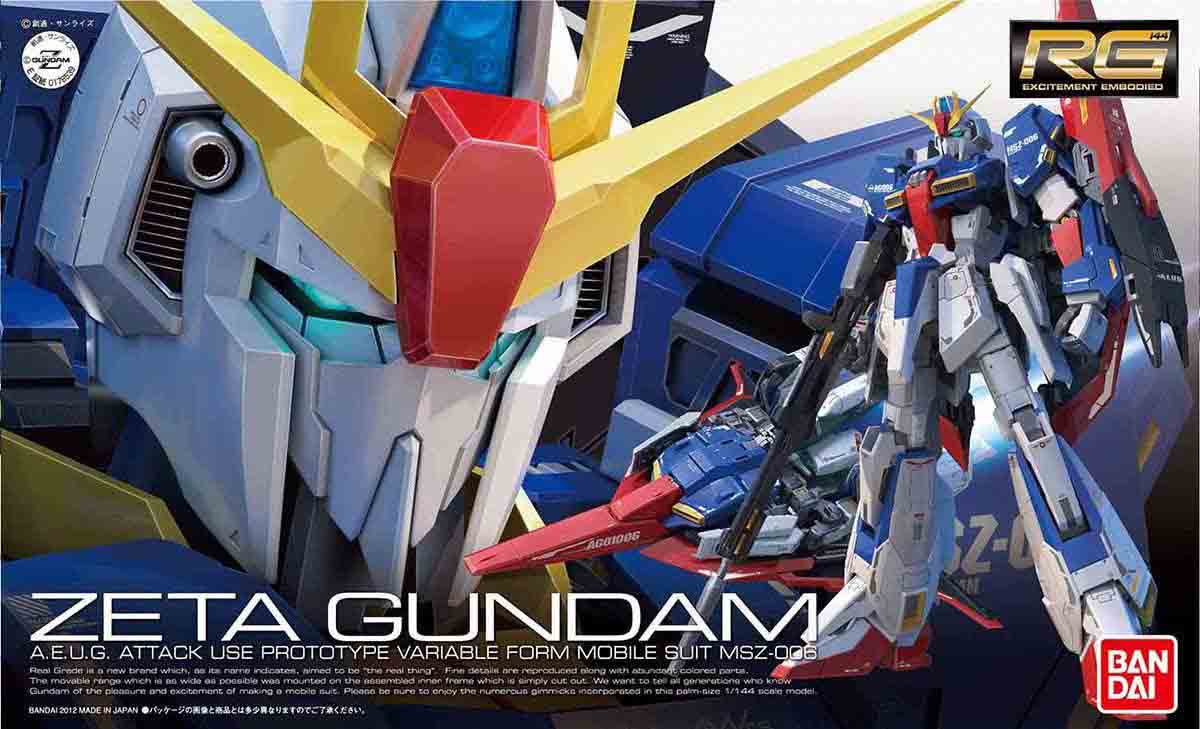 Mô hình Gundam RG 1/144 MSZ-006 Zeta Gundam - Bandai