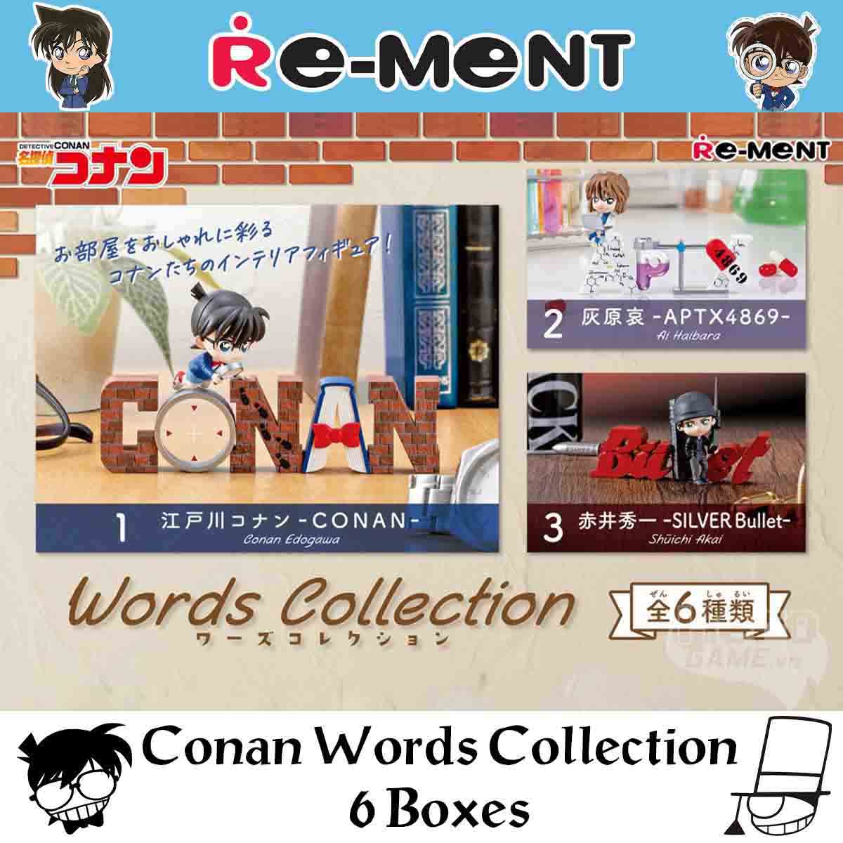 Mô hình Detective Conan Words Collection (Blind Box) - Re-ment
