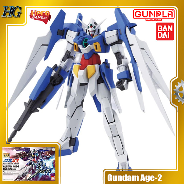 Mô hình Gundam HG 1/144 AGE-2 Gundam AGE-2 Normal - Bandai