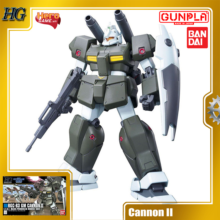 Mô hình Gundam HG 1/144 RGC-83 GM Cannon II - Bandai