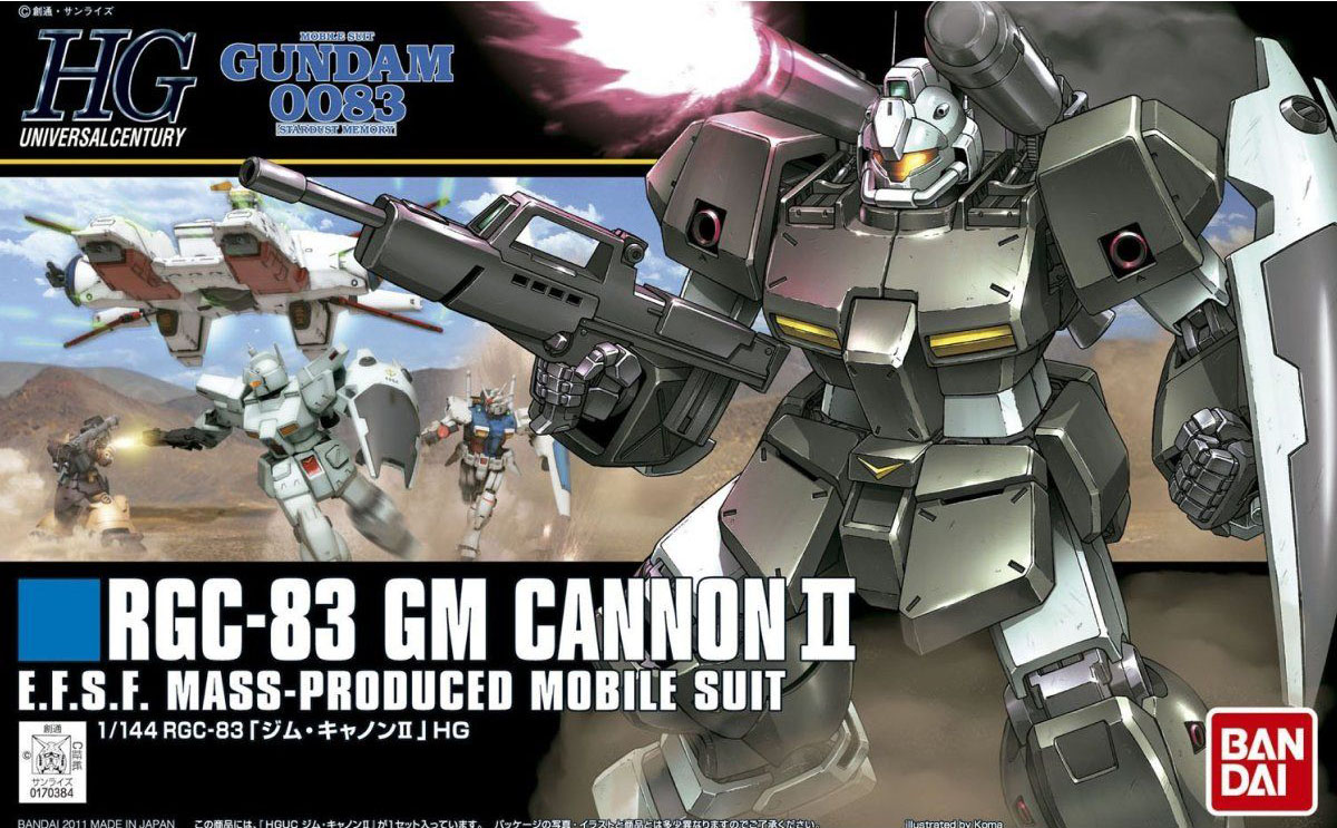 Mô hình Gundam HG 1/144 RGC-83 GM Cannon II - Bandai