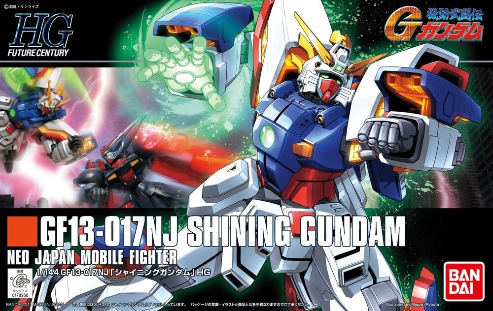 Mô hình Gundam HG 1/144 GF13-017NJ Shining Gundam - Bandai