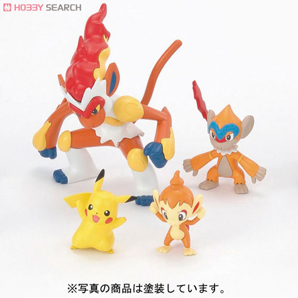 Mô hình lắp ráp Infernape Evolution Set Pokemon Plamo Collection - BANDAI