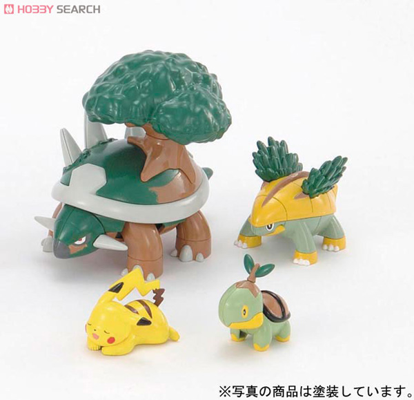 Mô hình lắp ráp Torterra Evolution Set Pokemon Plamo Collection - BANDAI