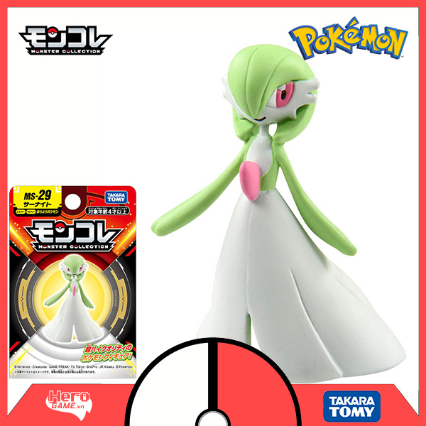 Giới thiệu mô hình Moncolle Pokemon Gardevoir - Takara Tomy