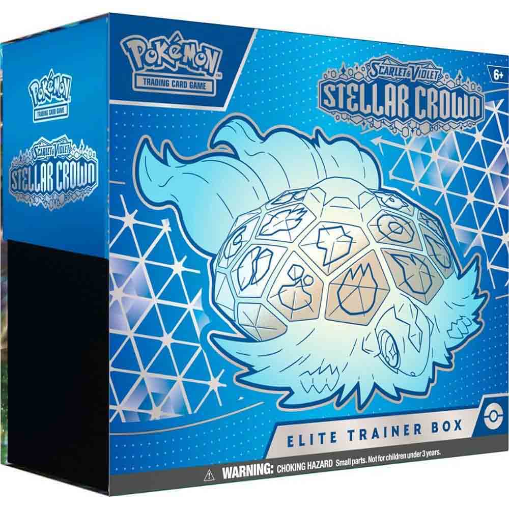 Giới thiệu thẻ bài TCG Pokemon Scarlet & Violet Stellar Crown Elite Trainer Box