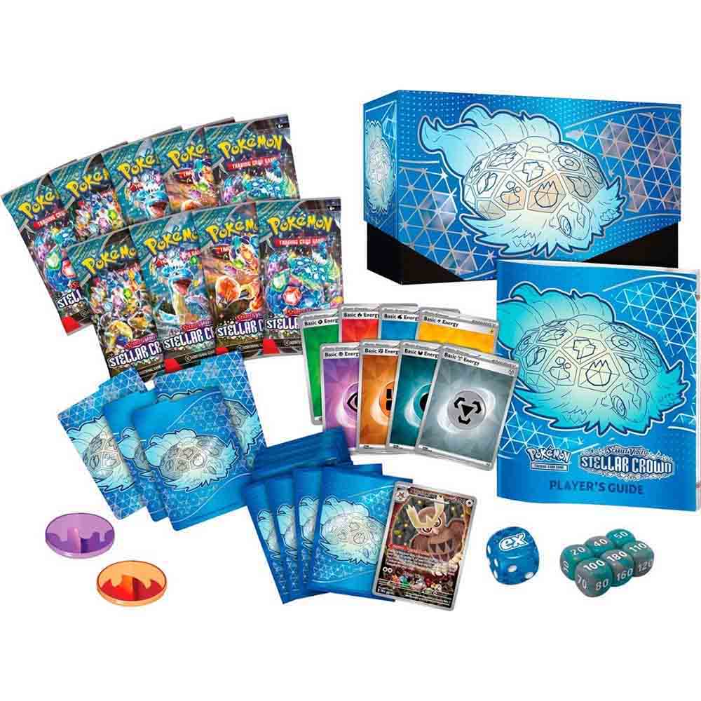 Giới thiệu thẻ bài TCG Pokemon Scarlet & Violet Stellar Crown Elite Trainer Box