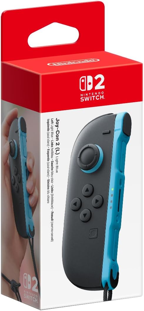 Giới Thiệu Tay cầm Joy-con trái - Left Light Blue - Nintendo Switch 2