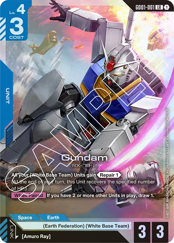 Thẻ bài TCG Gundam Newtype Rising GD01 Booster Pack
